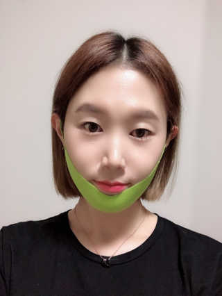 스케덤 시카 리프팅밴드 — 4.5점을 준 리뷰어가 2019년 4월 올린 사용 사진