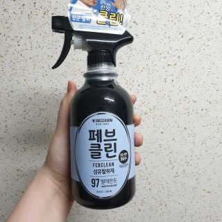 더블유드레스룸 페브클린 500ml — 5점을 준 리뷰어가 2018년 11월 올린 사용 사진
