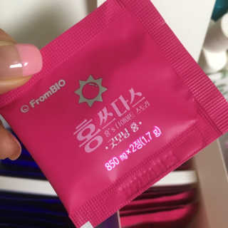 프롬바이오 홍쓰다스 아침,저녁 맞춤형 다이어트식품 14포+14포 — 2점을 준 리뷰어가 2019년 9월 올린 사용 사진