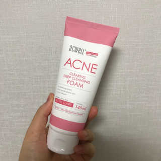 아크웰 아크네 클리어링 딥 클렌징 폼 — 3.5점을 준 리뷰어가 2018년 11월 올린 사용 사진
