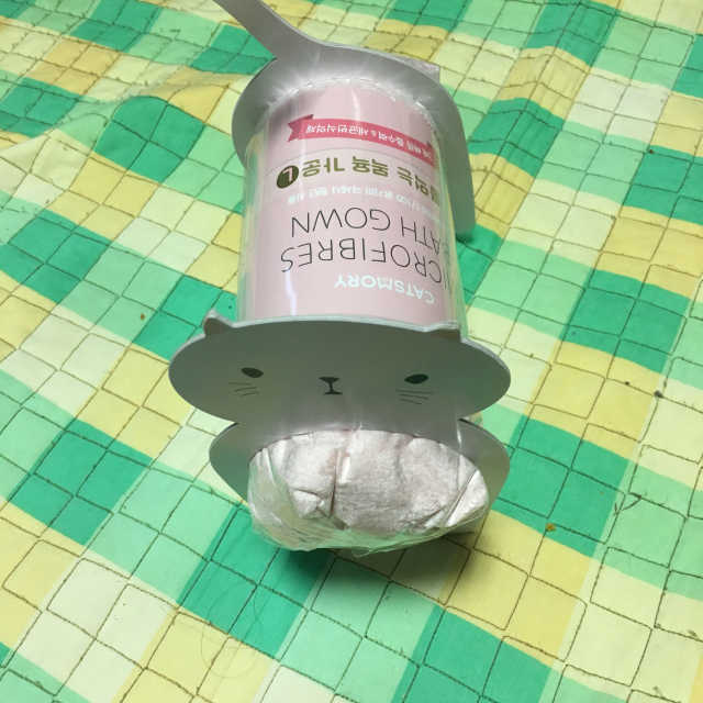 물먹는 목욕 가운 리뷰 사진