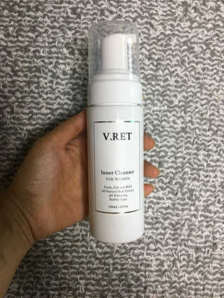 V.RET 브이렛 여성청결제 — 5점을 준 리뷰어가 2018년 8월 올린 사용 사진