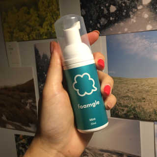 폼글 I foamgle [폼글] 거품가글 50ml 3종 - 민트, 라벤더, 라즈베리 — 4.5점을 준 리뷰어가 2019년 11월 올린 사용 사진