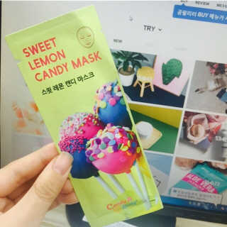 캔디오레이디 스윗레몬 캔디마스크 — 3.5점을 준 리뷰어가 2016년 9월 올린 사용 사진