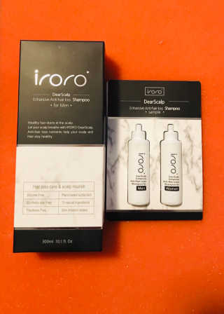 IRORO DearScalp Enhancive Anti-Hair Loss Shampoo-M — 5점을 준 리뷰어가 2019년 10월 올린 사용 사진