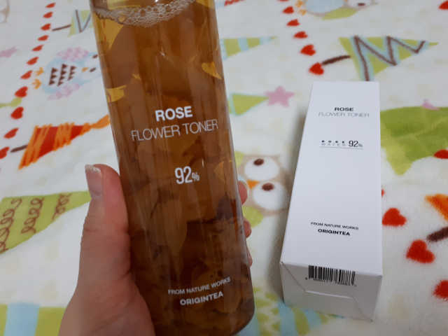 오리진티 리얼플라워 로즈 꽃잎토너 200ml 리뷰 사진