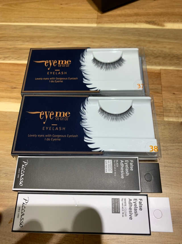피카소 속눈썹 접착제 2종 + 아이미속눈썹 2종 리뷰 사진