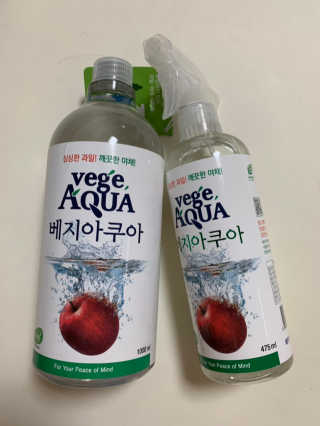 베지아쿠아 475ml + 리필 1000ml 1Set — 5점을 준 리뷰어가 2019년 9월 올린 사용 사진