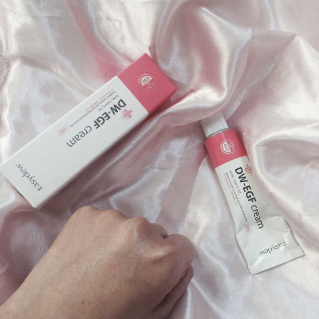 이지듀 디더블유 이지에프 크림 리뷰 사진