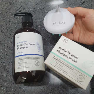 달리프 베러 퍼퓸 샴푸 1000ml 레이니데이 or 일랑로즈 — 5점을 준 리뷰어가 2020년 1월 올린 사용 사진