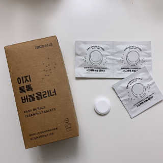 [에코앤드]이지톡톡 버블클리너 1종세척제 — 5점을 준 리뷰어가 2019년 7월 올린 사용 사진