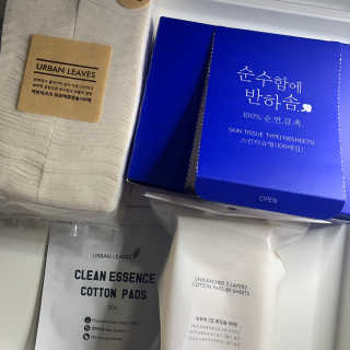 어반리브즈 프리미엄 화장솜 트라이얼 SET — 5점을 준 리뷰어가 2019년 8월 올린 사용 사진