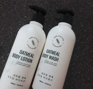 (주)에네스티 내추럴 촉촉  오트밀 바디로션 500ml — 3.5점을 준 리뷰어가 2019년 10월 올린 사용 사진