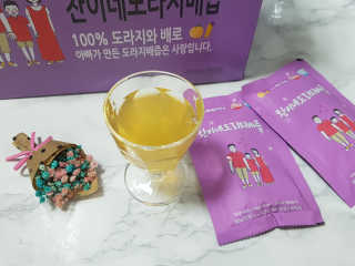 찬이네과수원 찬이네_도라지배즙 1BOX 50개입 — 5점을 준 리뷰어가 2018년 4월 올린 사용 사진