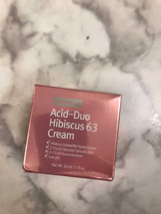 Wishtrend Acid-Duo 히비스커스 63 크림 — 5점을 준 리뷰어가 2019년 11월 올린 사용 사진