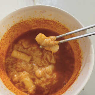 청담동말자싸롱 말자네떡볶이4EA말자네빠삭빠삭감튀5EA — 5점을 준 리뷰어가 2019년 1월 올린 사용 사진