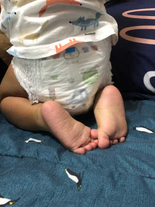 보솜이 액션핏 팬티형 — 5점을 준 리뷰어가 2019년 4월 올린 사용 사진