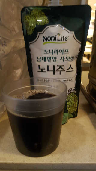 장수농가 남태평양 사모아 노니 원액 1L or 200mlx10팩 중 택 1 — 5점을 준 리뷰어가 2019년 1월 올린 사용 사진