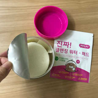 미플레이 진짜 티트리 토너 패드 — 5점을 준 리뷰어가 2018년 11월 올린 사용 사진