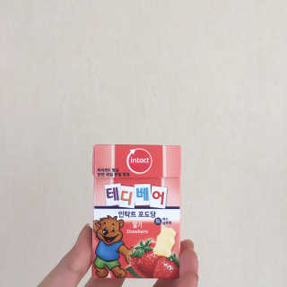 메디미 인탁트 테디베어 포도당 딸기맛 — 4.67점을 준 리뷰어가 2018년 1월 올린 사용 사진