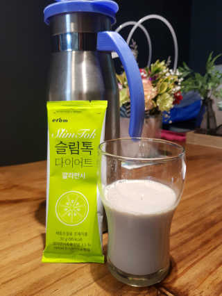 [이롬] 슬림톡 다이어트（오트or깔라만시 랜덤1종） — 5점을 준 리뷰어가 2019년 5월 올린 사용 사진