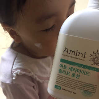 아미니 아토세라마이드 릴리프로션 — 5점을 준 리뷰어가 2019년 11월 올린 사용 사진