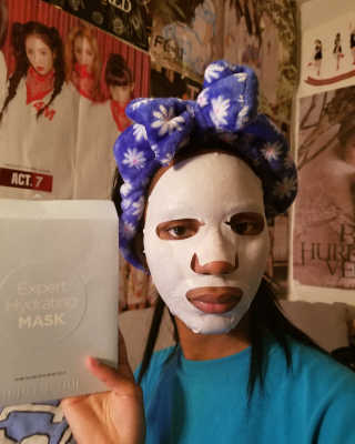 아이뽀 모든 피부 타입을위한 AIPPO Expert Hydrating Mask — 5점을 준 리뷰어가 2018년 2월 올린 사용 사진