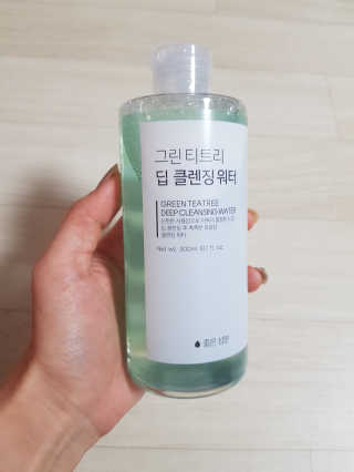 (주)에네스티 그린 티트리 딥 클렌징 워터 300ml — 5점을 준 리뷰어가 2019년 11월 올린 사용 사진