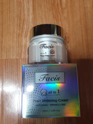 파시스 올인원 진주 화이트닝 크림 100ml — 4점을 준 리뷰어가 2019년 4월 올린 사용 사진