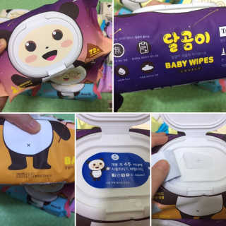 달곰이 물티슈 — 5점을 준 리뷰어가 2019년 3월 올린 사용 사진