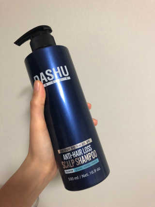 다슈코리아 다슈 데일리 단백질 한방 두피 골드 샴푸 500ml — 3.5점을 준 리뷰어가 2020년 2월 올린 사용 사진