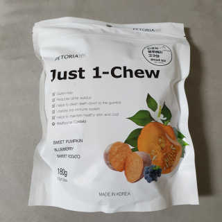 [펫토리아] 한입뚝딱 혼합 덴탈츄 Just 1-Chew — 4점을 준 리뷰어가 2020년 3월 올린 사용 사진