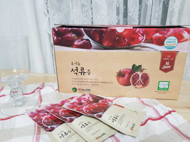 [하이헬스] 정말 진하고 맛있는 유기농 석류즙 30포 리뷰 사진
