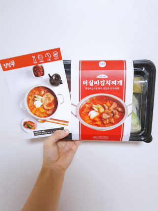 땡땡쿡 더실비김치찌개 2인분 710g 라면사리 포함 — 4점을 준 리뷰어가 2020년 1월 올린 사용 사진