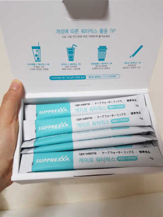 스프렉사코리아 케이프 워터믹스 데일리 다이어트 — 5점을 준 리뷰어가 2018년 5월 올린 사용 사진