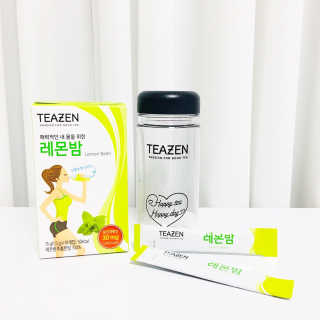 티젠 레몬밤 + 마이보틀 — 5점을 준 리뷰어가 2018년 7월 올린 사용 사진