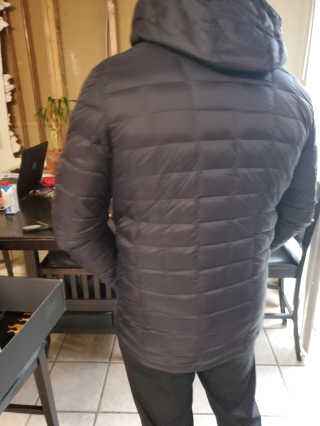 MRD PFC 프리 DWR SlimFit 경량 700FP 다운 JK — 5점을 준 리뷰어가 2019년 11월 올린 사용 사진