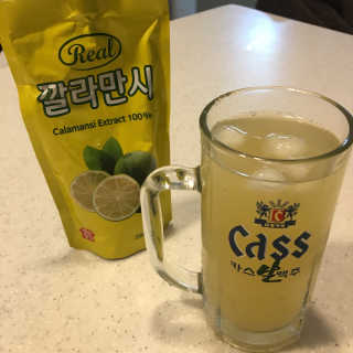 장수농가 리얼깔라만시 — 4.67점을 준 리뷰어가 2018년 4월 올린 사용 사진