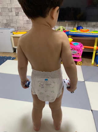 보솜이 리얼코튼 팬티형 — 5점을 준 리뷰어가 2019년 3월 올린 사용 사진