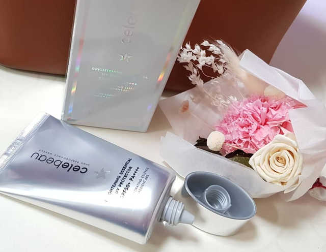 셀레뷰 브라이트닝 에센셜 UV프로텍터 SPF 50+ PA++++ 리뷰 사진