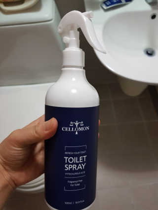 셀로몬 토일렛 스프레이 500ml — 5점을 준 리뷰어가 2018년 5월 올린 사용 사진