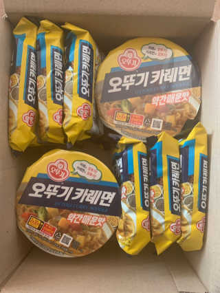 오뚜기카레면 2차 모집 — 4점을 준 리뷰어가 2019년 2월 올린 사용 사진