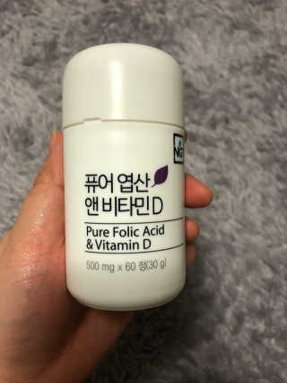 네츄럴굿띵스 퓨어 락토 철분 60일분 — 5점을 준 리뷰어가 2018년 1월 올린 사용 사진
