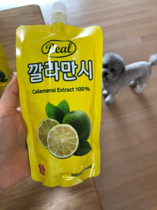 장수농가 리얼깔라만시 — 5점을 준 리뷰어가 2018년 4월 올린 사용 사진
