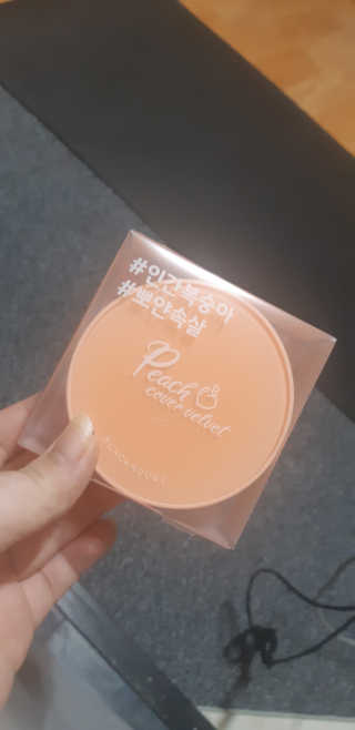 [블랙루즈] 피치 커버 벨벳 쿠션 2종 중 택1 — 5점을 준 리뷰어가 2019년 10월 올린 사용 사진
