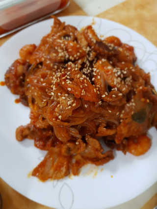 맵꾸미 쭈꾸미볶음 450g — 5점을 준 리뷰어가 2019년 8월 올린 사용 사진
