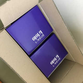 오엔엘 아이가 L-카르니틴 2박스 — 5점을 준 리뷰어가 2019년 4월 올린 사용 사진
