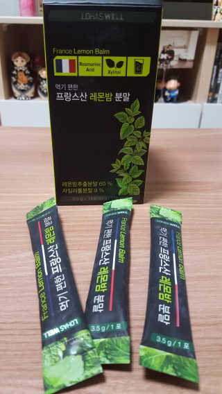 로하스웰 프랑스산 레몬밤 분말 — 3.67점을 준 리뷰어가 2018년 6월 올린 사용 사진