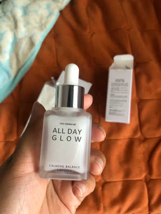 ALL DAY GLOW [올 데이 글로우] 카밍 밸런스 앰플 30ml — 4점을 준 리뷰어가 2019년 10월 올린 사용 사진