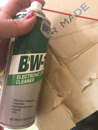 BW-100, 전자 접점 클리너 — 5점을 준 리뷰어가 2019년 8월 올린 사용 사진